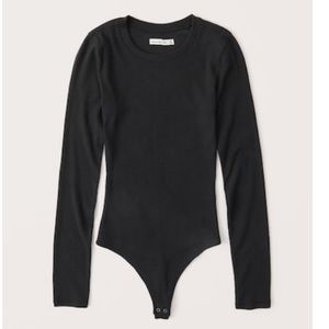 Abercrombie & Fitch long sleeve, black bodysuit
